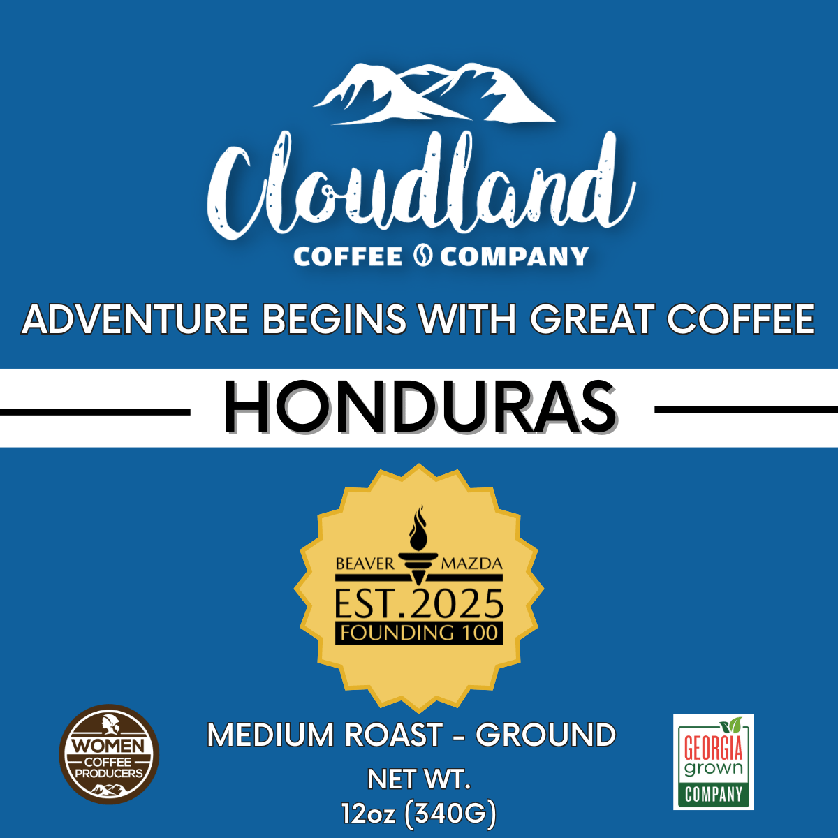 Medium Roast Beaver Mazda - Cloudland Coffee Company