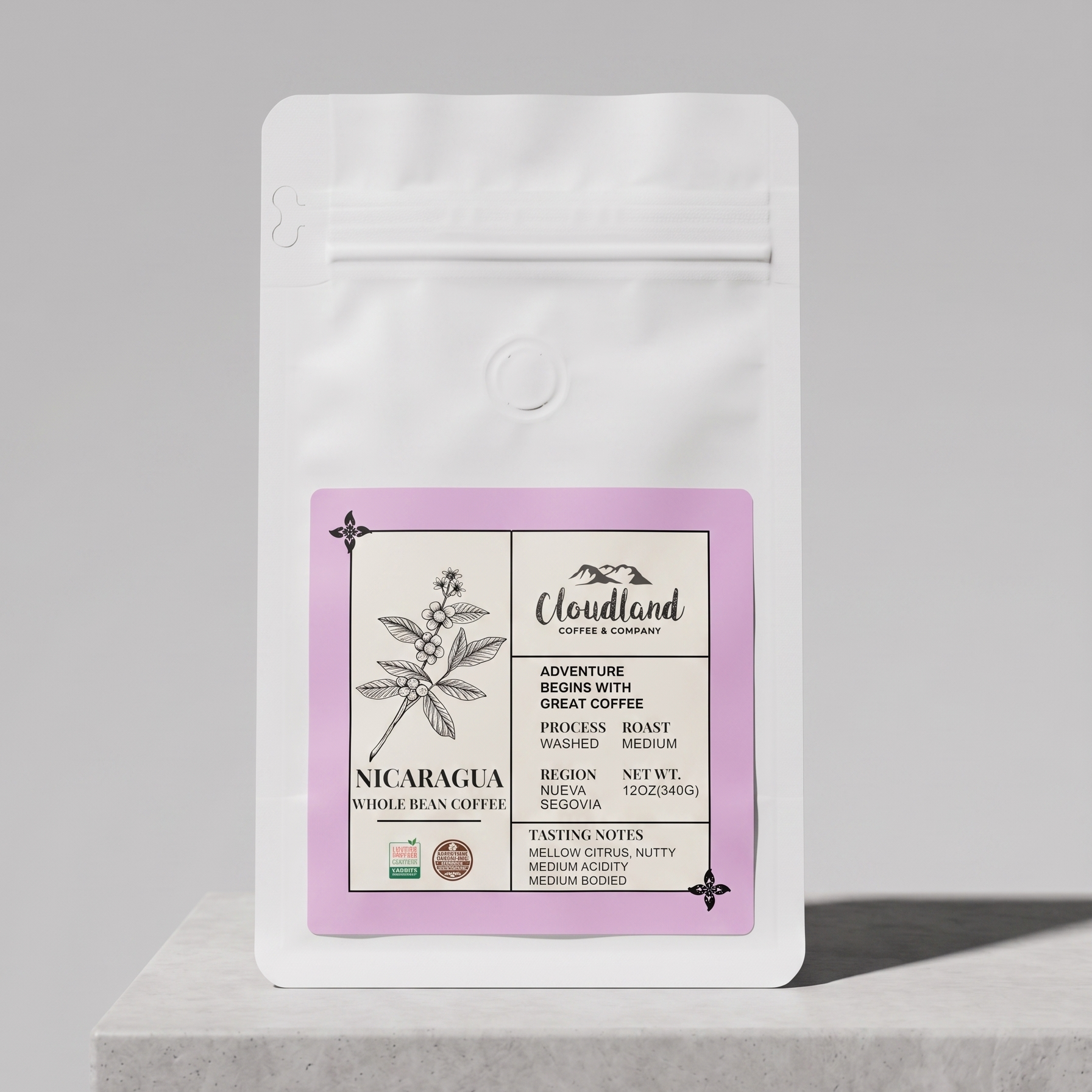Organic Nicaragua Single Origin Coffee | Bright, Full-Bodied