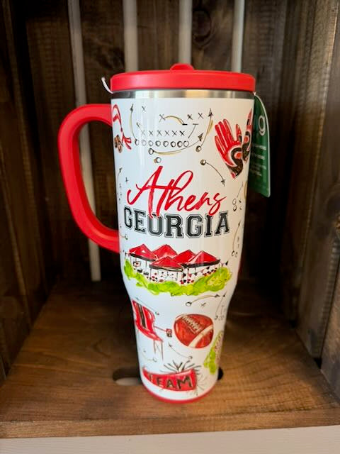 Tailgates In Athens Mega Mug 40oz