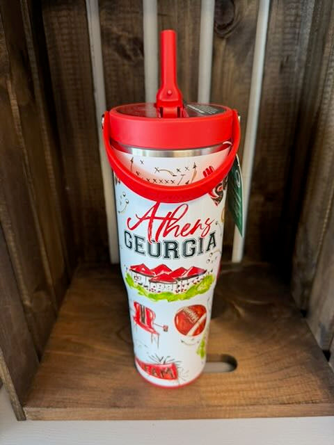 Tailgates in Athens To-Go Tumbler 30oz.