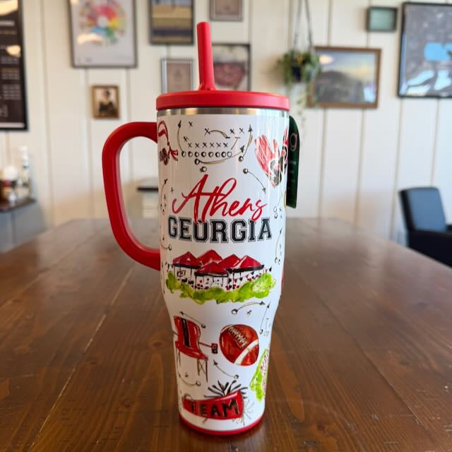 Tailgates In Athens Mega Mug 40oz
