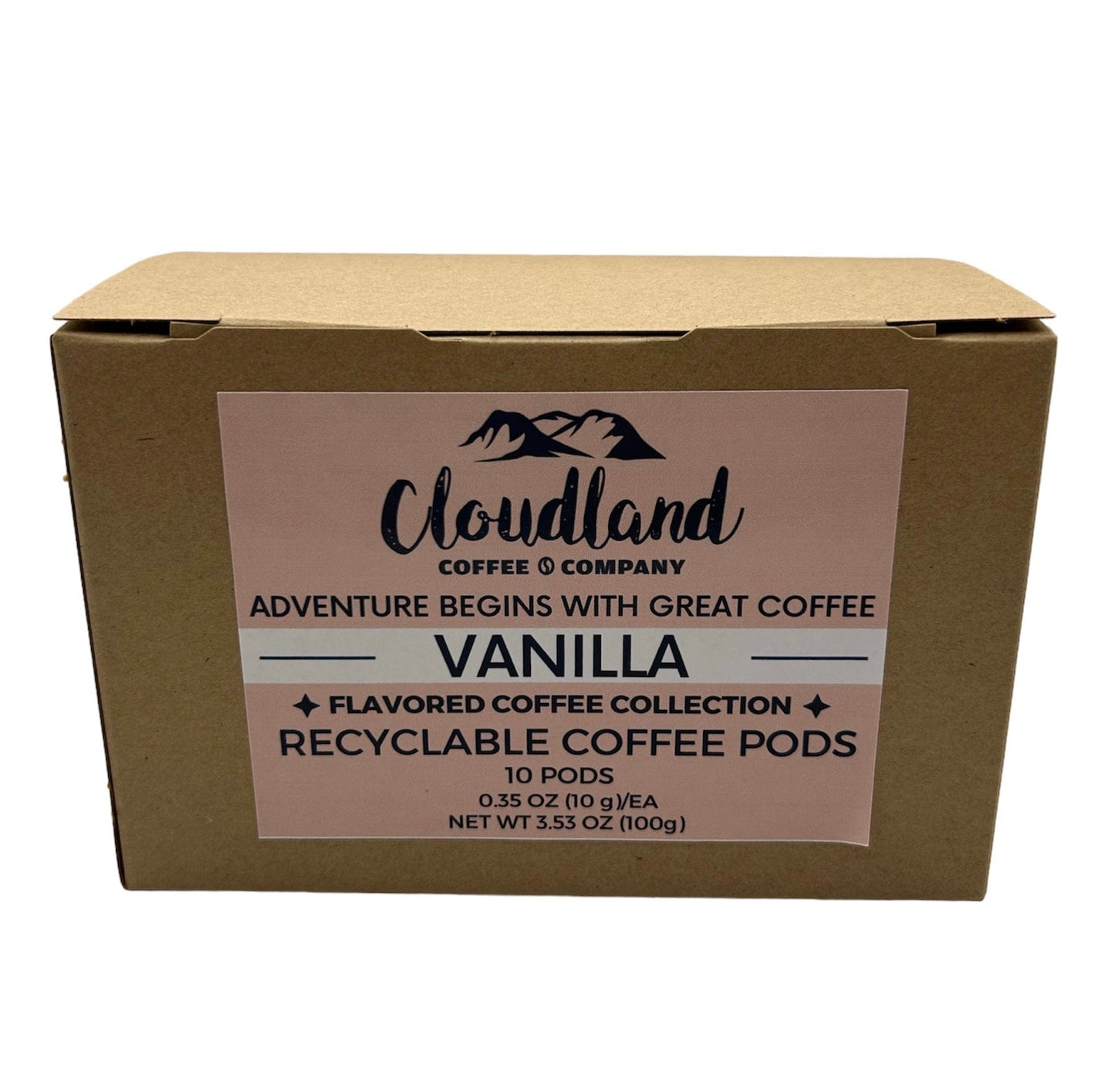 Vanilla recyclable coffee pods